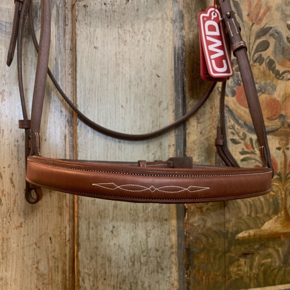 SOLD NEW brown CWD wide noseband hunter bridle size 3 - Picture 3 of 8